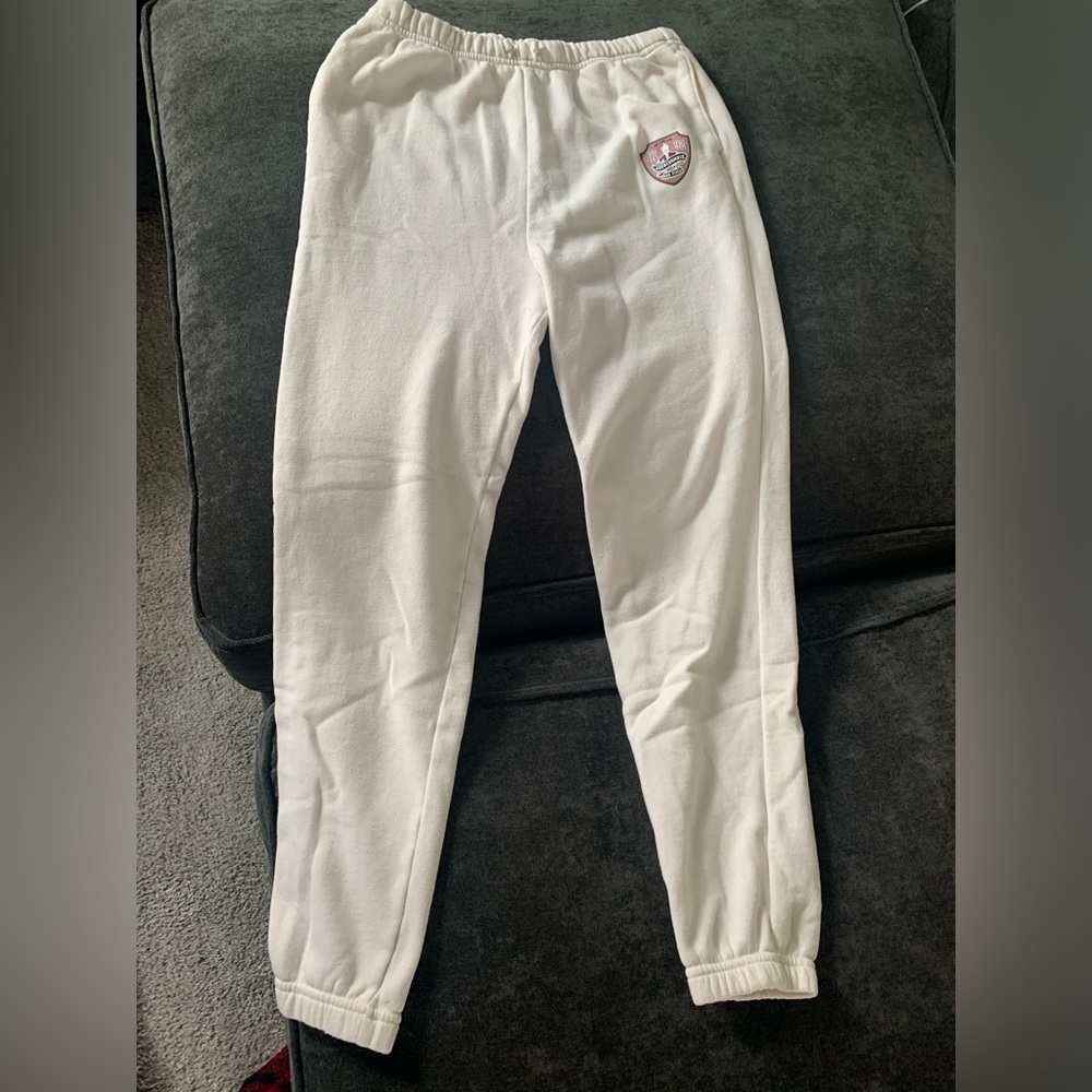 Abercrombie Kids Cream Jogger Sweatpants